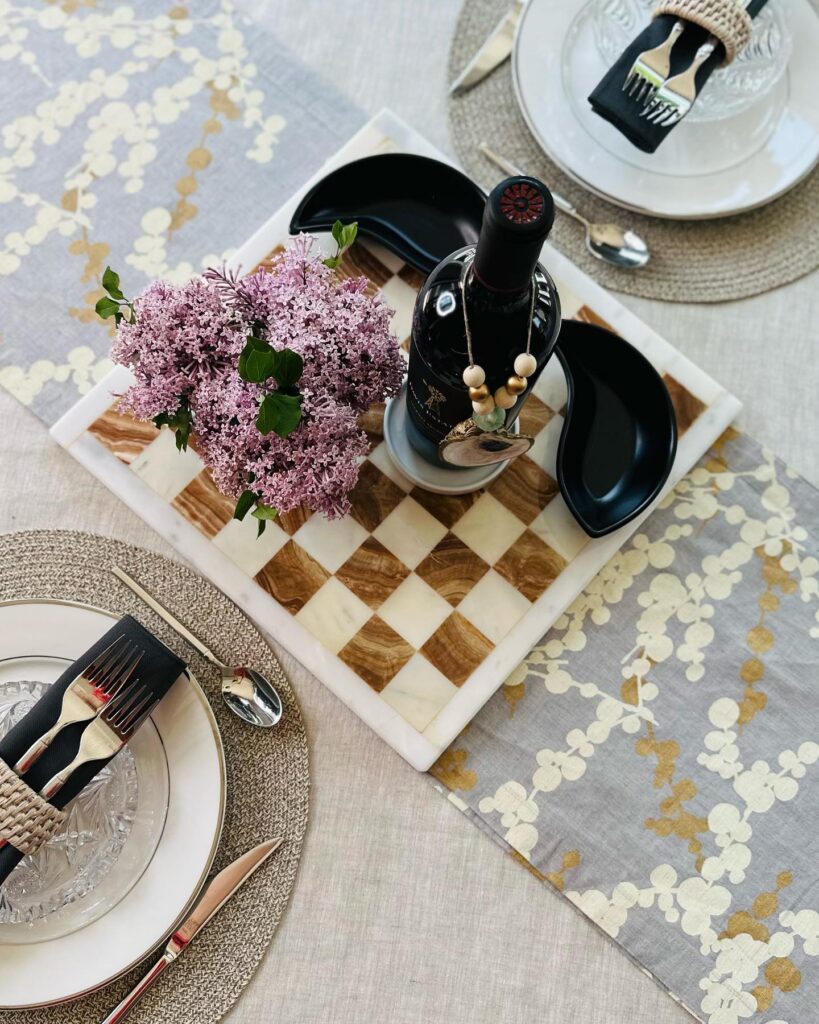 # 5 of 10 ways to style your table by Sun Cookery.